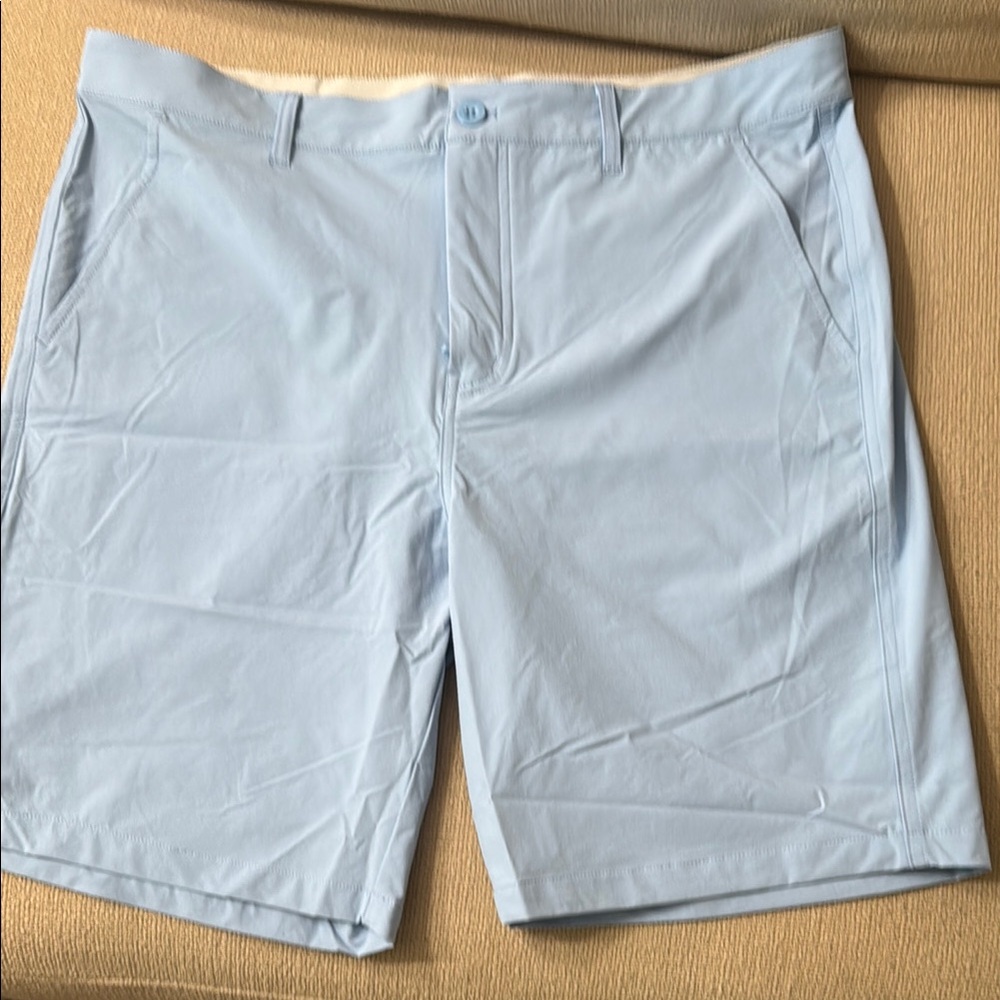 Light Blue Men's golf Shorts NWT
